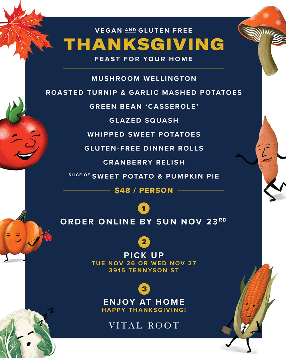 Vital Root - Thanksgiving Feast For Your Home - 2025