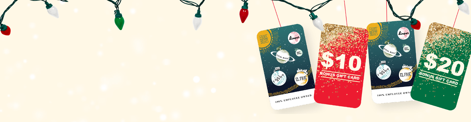 Edible Beats Holiday Cards 2025